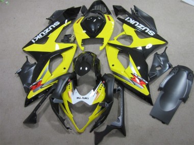 Carene Suzuki GSXR 1000 K5 2005-2006 - Nero Giallo