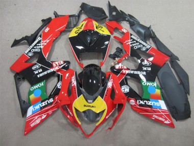Carene Suzuki GSXR 1000 K5 2005-2006 - Nero Rosso Giallo