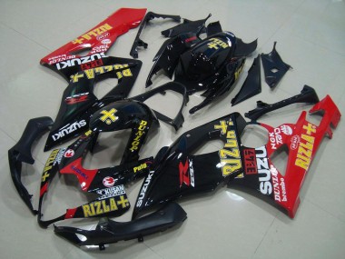 Carene Suzuki GSXR 1000 K5 2005-2006 - Nero Rosso Rizla