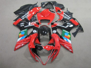 Carene Suzuki GSXR 1000 K5 2005-2006 - Nero Rosso Verde