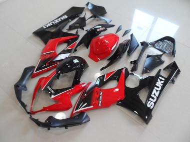 Carene Suzuki GSXR 1000 K5 2005-2006 - Rosso Nero Stile OEM