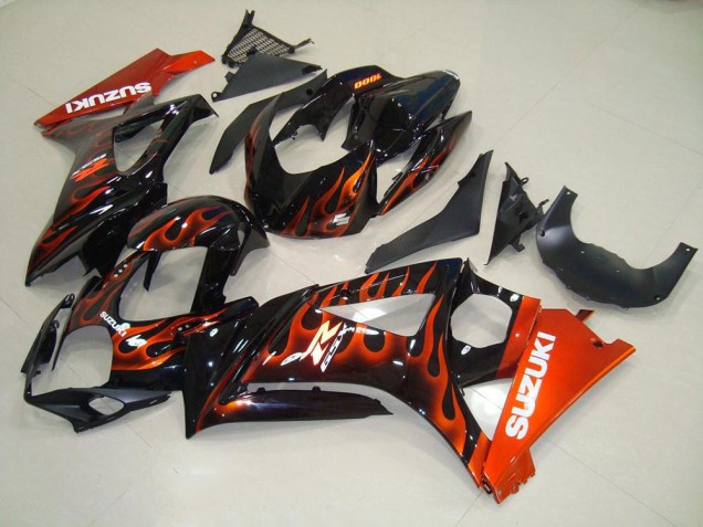 Carene Suzuki GSXR 1000 K7 2007-2008 - Arancia Fiamma