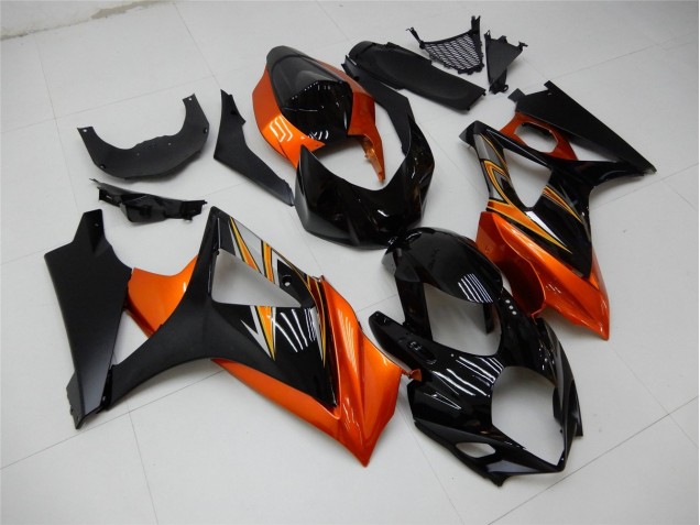 Carene Suzuki GSXR 1000 K7 2007-2008 - Arancia Nero Carene Suzuki GSXR 1000 K7 2007-2008 - Arancia Nero
