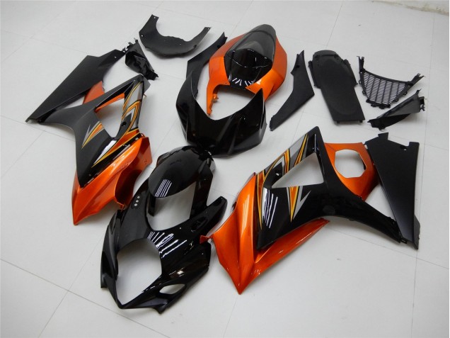Carene Suzuki GSXR 1000 K7 2007-2008 - Arancia Nero Carene Suzuki GSXR 1000 K7 2007-2008 - Arancia Nero