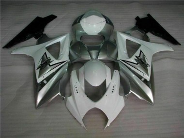 Carene Suzuki GSXR 1000 K7 2007-2008 - Argento Bianco