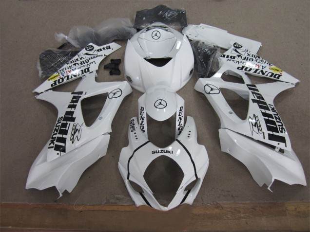 Carene Suzuki GSXR 1000 K7 2007-2008 - Bianco Nero Jordan