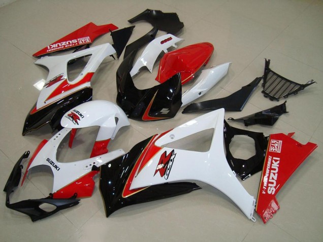 Carene Suzuki GSXR 1000 K7 2007-2008 - Bianco Rosso Nero Carene Suzuki GSXR 1000 K7 2007-2008 - Bianco Rosso Nero