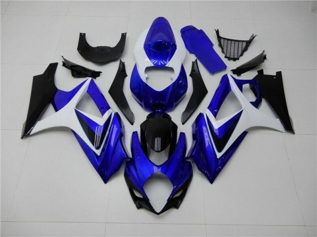 Carene Suzuki GSXR 1000 K7 2007-2008 - Blu Bianco Nero Carene Suzuki GSXR 1000 K7 2007-2008 - Blu Bianco Nero