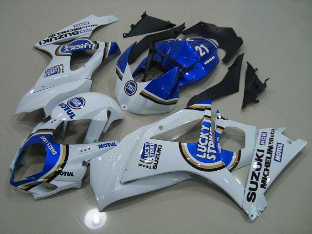 Carene Suzuki GSXR 1000 K7 2007-2008 - Blu Lucky Strike