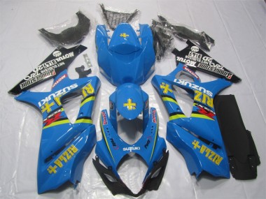 Carene Suzuki GSXR 1000 K7 2007-2008 - Blu Rizla