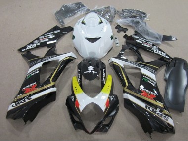 Carene Suzuki GSXR 1000 K7 2007-2008 - Nero Bianco
