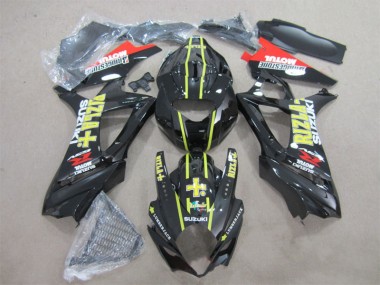 Carene Suzuki GSXR 1000 K7 2007-2008 - Nero Giallo Rizla