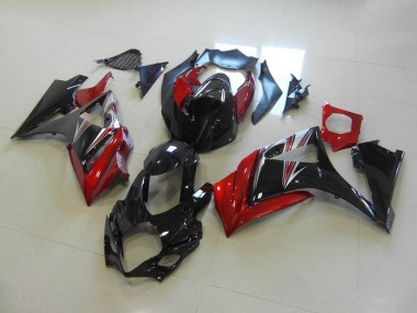 Carene Suzuki GSXR 1000 K7 2007-2008 - Rosso Nero No Adesivo