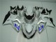 Carene Suzuki GSXR 1000 K9 2009-2016 - Argento Bianco