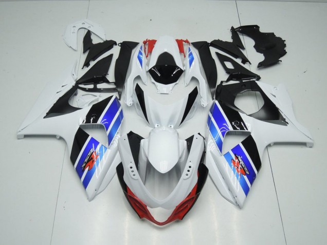 Carene Suzuki GSXR 1000 K9 2009-2016 - Bianco Blu Nero