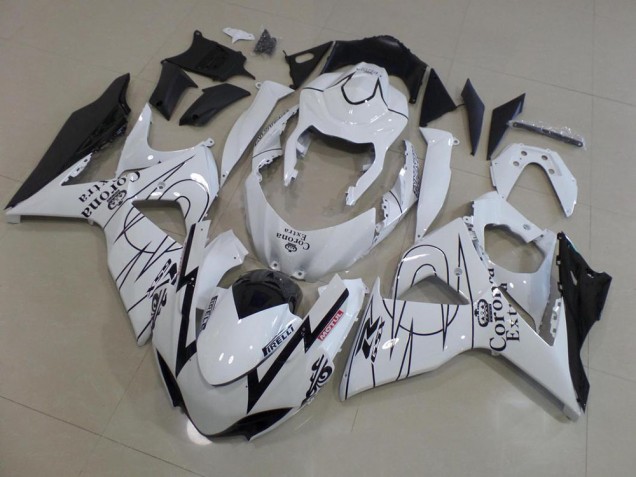 Carene Suzuki GSXR 1000 K9 2009-2016 - Bianco Corona Corsa