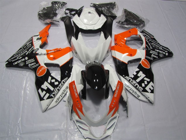Carene Suzuki GSXR 1000 K9 2009-2016 - Bianco Nero Arancia Bright Logic