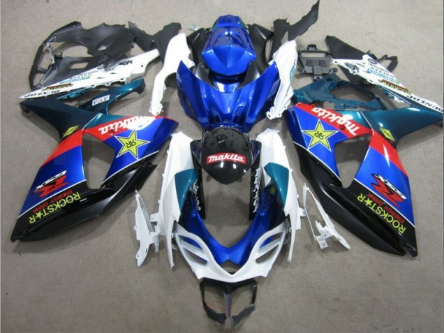 Carene Suzuki GSXR 1000 K9 2009-2016 - Blu Bianco Rockstar