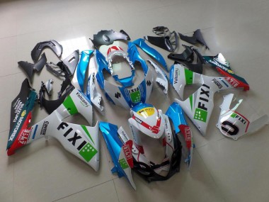 Carene Suzuki GSXR 1000 K9 2009-2016 - Blu Fixi