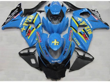 Carene Suzuki GSXR 1000 K9 2009-2016 - Blu Rizla Hopper