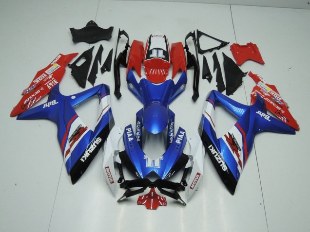 Carene Suzuki GSXR 1000 K9 2009-2016 - Blu & Rosso