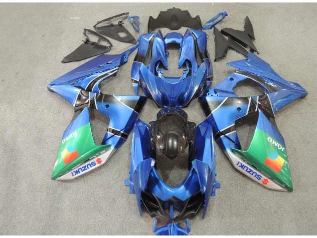Carene Suzuki GSXR 1000 K9 2009-2016 - Blu Verde JOMO Carene Suzuki GSXR 1000 K9 2009-2016 - Blu Verde JOMO