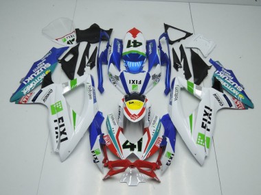 Carene Suzuki GSXR 1000 K9 2009-2016 - Fixi Blu