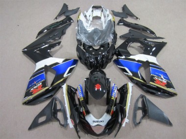 Carene Suzuki GSXR 1000 K9 2009-2016 - Nero Blu Dark Dog