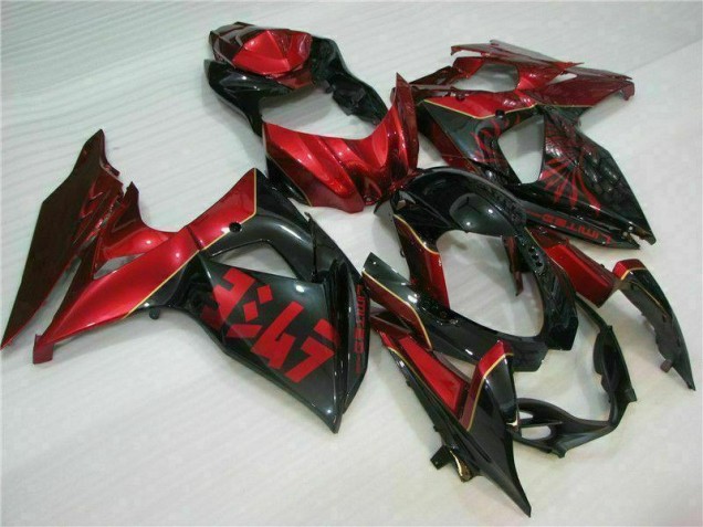Carene Suzuki GSXR 1000 K9 2009-2016 - Rosso Fiamma Nero Carene Suzuki GSXR 1000 K9 2009-2016 - Rosso Fiamma Nero