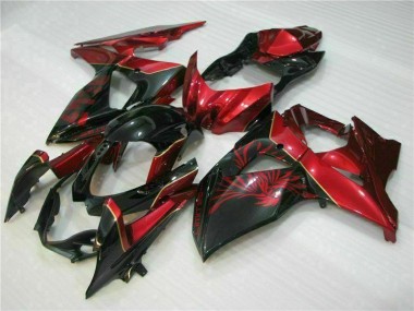 Carene Suzuki GSXR 1000 K9 2009-2016 - Rosso Fiamma Nero