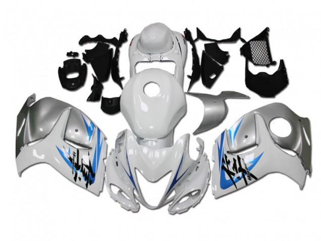 Carene Suzuki GSXR 1300 Hayabusa 2008-2019 - Bianco Blu