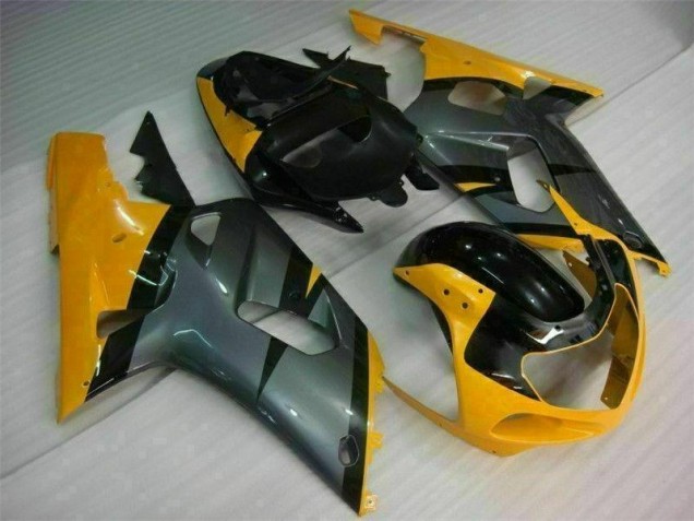 Carene Suzuki GSXR 600 / 750 K1 K2 K3 2001-2003 - Nero Giallo Carene Suzuki GSXR 600 / 750 K1 K2 K3 2001-2003 - Nero Giallo