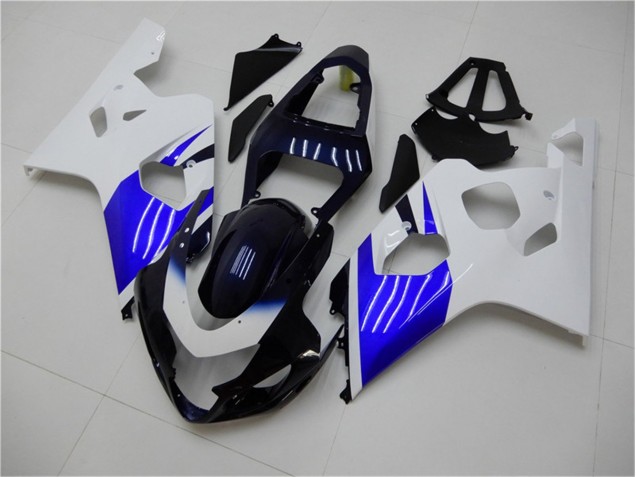 Carene Suzuki GSXR 600 / 750 K4 2004-2005 - Bianco Blu Carene Suzuki GSXR 600 / 750 K4 2004-2005 - Bianco Blu
