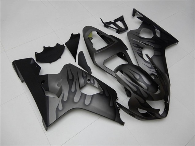 Carene Suzuki GSXR 600 / 750 K4 2004-2005 - Nero Grigio Carene Suzuki GSXR 600 / 750 K4 2004-2005 - Nero Grigio