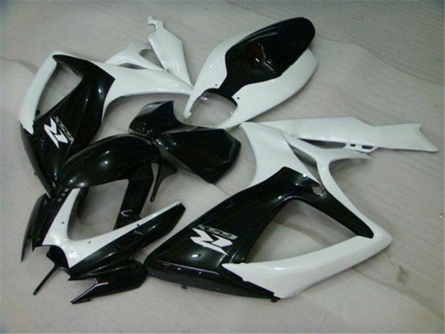 Carene Suzuki GSXR 600 / 750 K6 2006-2007 - Nero Bianco