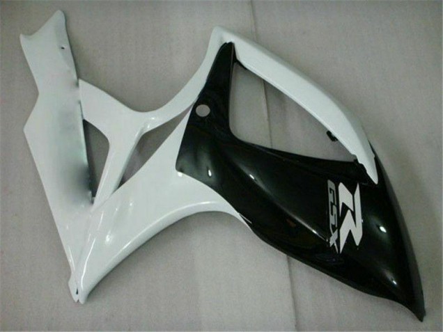 Carene Suzuki GSXR 600 / 750 K6 2006-2007 - Nero Bianco