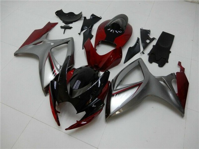 Carene Suzuki GSXR 600 / 750 K6 2006-2007 - Rosso Argento Carene Suzuki GSXR 600 / 750 K6 2006-2007 - Rosso Argento
