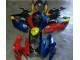 Carene Suzuki GSXR 600 / 750 K6 2006-2007 - Rosso Blu