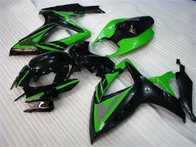 Carene Suzuki GSXR 600 / 750 K6 2006-2007 - Verde Nero Carene Suzuki GSXR 600 / 750 K6 2006-2007 - Verde Nero