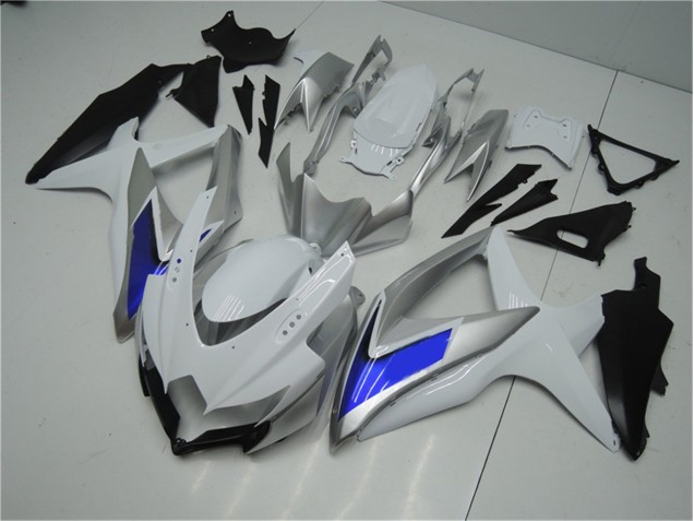 Carene Suzuki GSXR 600 / 750 K8 2008-2010 - Bianco Argento Blu