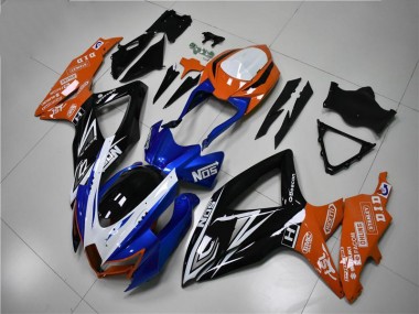 Carene Suzuki GSXR 600 / 750 K8 2008-2010 - Blu Arancia