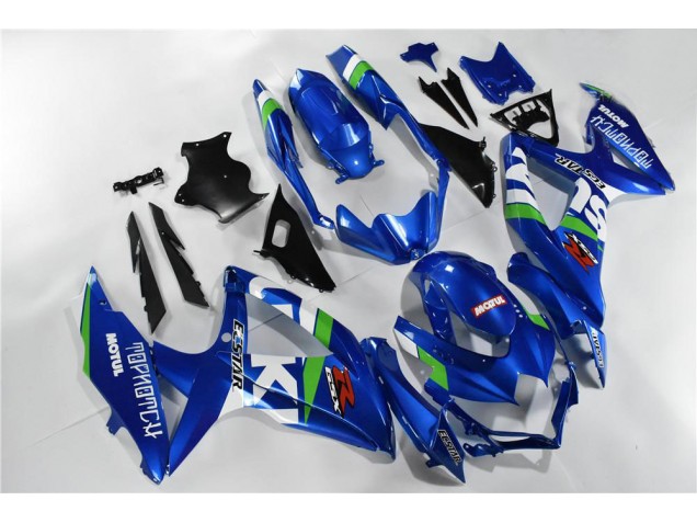 Carene Suzuki GSXR 600 / 750 K8 2008-2010 - Blu Bianco Verde