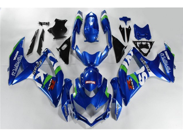 Carene Suzuki GSXR 600 / 750 K8 2008-2010 - Blu Bianco Verde