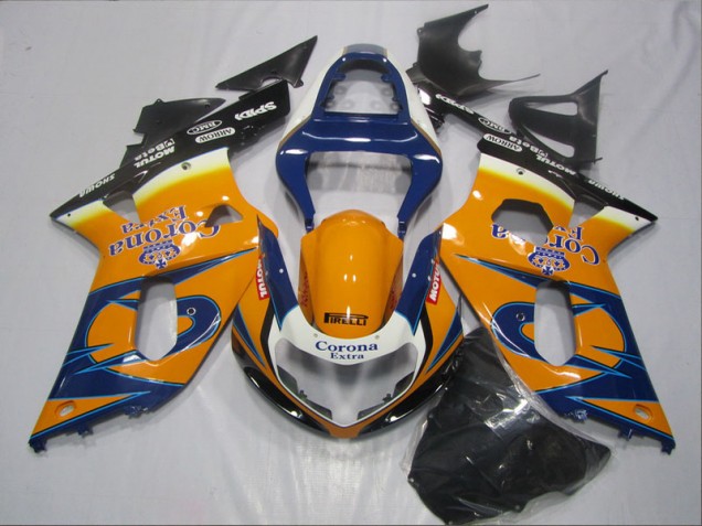 Carene Suzuki GSXR 600 K1 K2 K3 2001-2003 - Blu Arancia Corona Extra Carene Suzuki GSXR 600 K1 K2 K3 2001-2003 - Blu Arancia Corona Extra