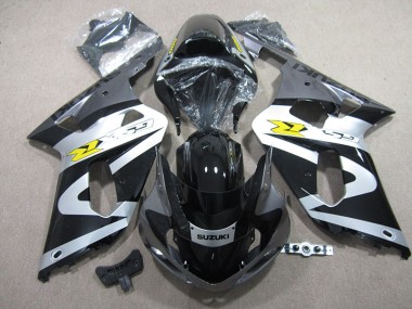 Carene Suzuki GSXR 600 K1 K2 K3 2001-2003 - Nero Bianco
