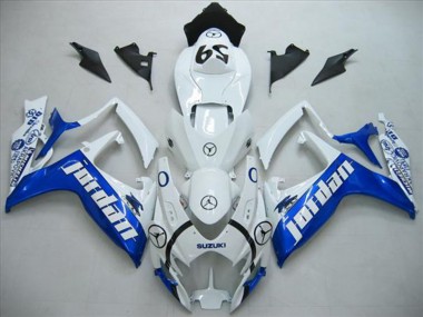 Carene Suzuki GSXR 600 K6 2006-2007 - Bianco Blu Jordan
