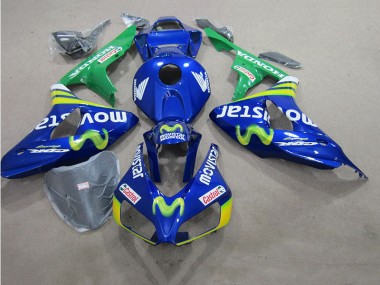 Carene Suzuki GSXR 600 K6 2006-2007 - Blu Movistar Castrol
