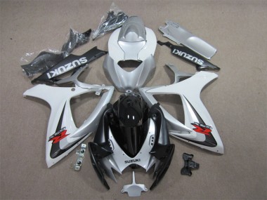 Carene Suzuki GSXR 600 K6 2006-2007 - Nero Bianco
