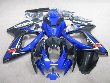 Carene Suzuki GSXR 600 K6 2006-2007 - Nero Blu
