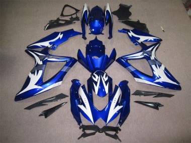 Carene Suzuki GSXR 600 K8 2008-2010 - Blu Bianco